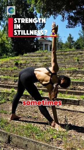 STRENGTH IN STILLNESS? 🧘‍♀️ Finding Balance Within The Pose #shorts #yoga #wellness #usa
