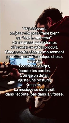 🎸 Écoute toi 🎸 #guitar #motivation #discipline