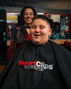 The Rizzler's go to? The MVP Experience with New Holiday Playmaker Scents. Which scent was his favorite? Head over to our Instagram to enter for a chance to win free haircuts for a year! Ends 12/19. Prize awarded as $250 gift card. Rules: https://bit.ly/48gZlDX | Sport Clips Haircuts