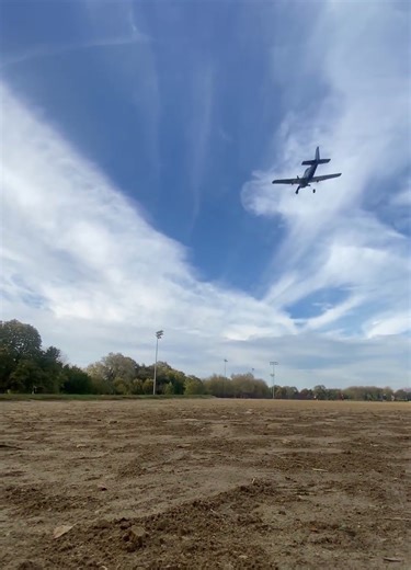 P-51 Mustang RC plane test flight