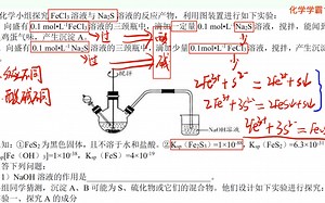 【实验大题100题】FeCl3与Na2S的反应，少过量，氧化还原，离子检验轮番上阵，前6分钟必看。