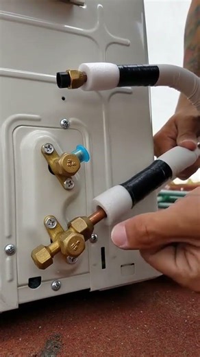 Correct connection of air conditioning #automobile #مركزالتوحيد