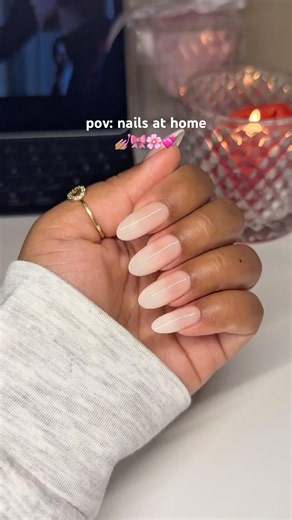 lets do some ombre nails✨💅🏽🤍 | nails at home, nailinspo, gelxnails