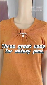 Three great uses for safety pins.