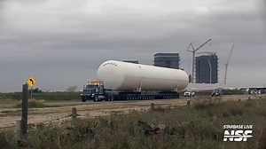 15K views · 370 reactions | From our latest Starbase video: Large new tanks were delivered to the Orbital Tank Farm as well as giant letters for a new sign on the suborbital tank farm wall. Meanwhile, stage 0 refurbishment work and work on S28's tiles continued. For the link to the full video, check out the comments below!  | NASASpaceflight.com | Facebook