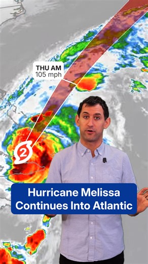 Hurricane Melissa is moving through the Atlantic, still impacting Caribbean countries. Here’s the latest: | The Weather Channel