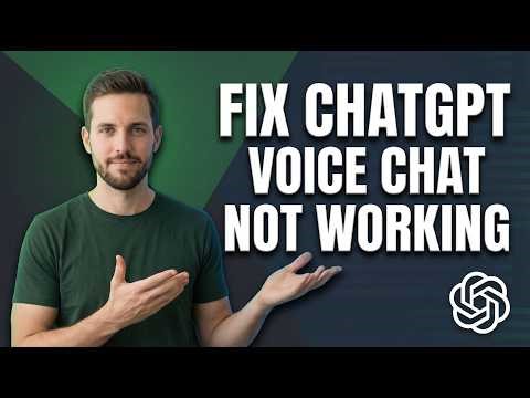 How To Fix ChatGPT Voice Chat Not Working (Easy Guide)