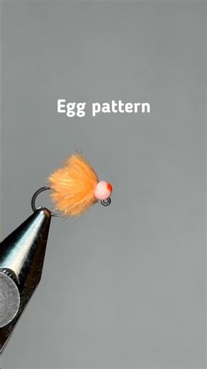 Egg pattern #flytying #flyfishing #shorts