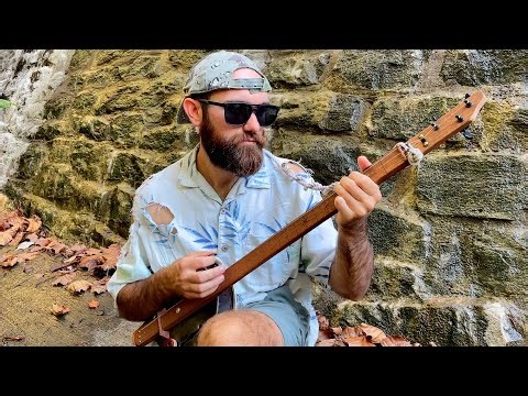 "FUN" on 3 String Panjo (Homemade Banjo)