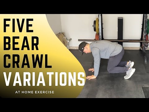 Exercise: 5 Bear Crawl Variations - At-Home & Equipment Free