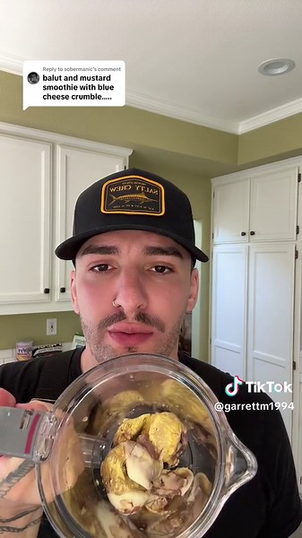 Trying Balut Egg Smoothie with Mustard and Blue Cheese | Food Review