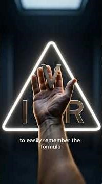 Learn Basic Electronics: Ohm's Law Magic Triangle ​