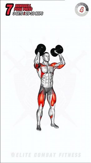 Power and Strength: 10-Minute Full-Body Dumbbell and Kettlebell Workout!