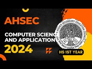HS 1st Year Computer Science Question Paper 2024 | AHSEC HS 1st Year Computer Science Question Paper