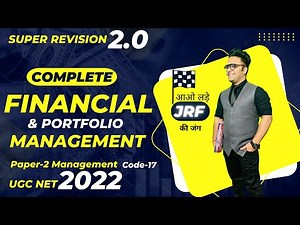 Complete Financial & Portfolio Management Revision || Unit-5 || Paper 2 Management Ugc Net