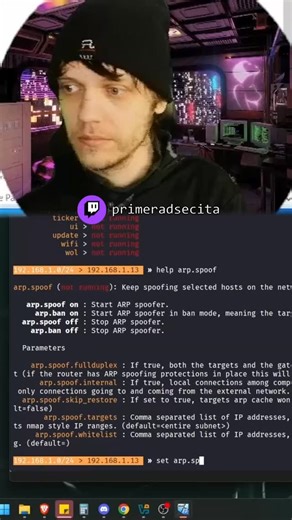 Prime Radiant Security | Arp spoofing e ssl stripping con bettercap #cybersecurity #twitchitalia #reel | Instagram