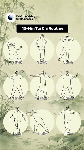 10-Minute Tai Chi Routine for Full-Body Mobility 👉🏻