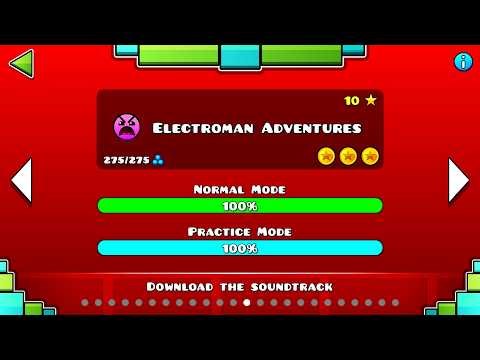 Electroman Adventures Completed (All Coins) | Geometry Dash