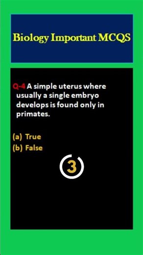 Reproduction || MCQS -4