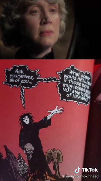 Sandman vs Lucifer: Graphic Novel and Live Action Comparison