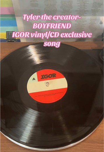 Tyler the Creator Boyfriend Song Vinyl/CD Exclusive