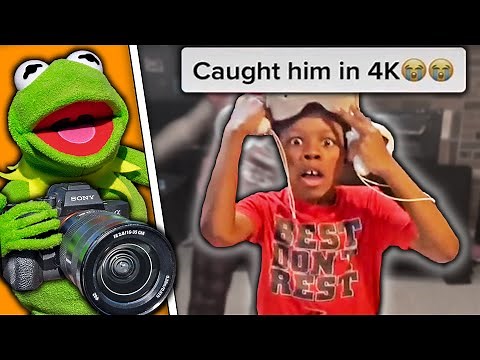 TikTok Memes Kermit The Frog Caught in 4k