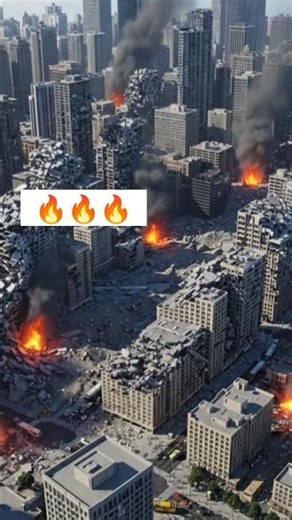 Virtual City Under Extreme Scenario 🌆⚠️ | AI Visual Simulation