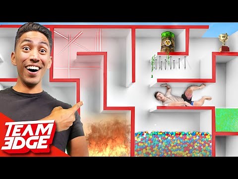We Made a BRUTAL 20 ft VERTICAL Maze!!