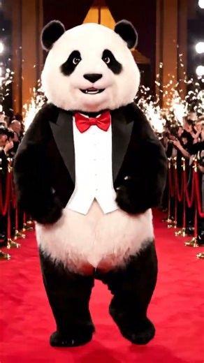 Panda Senator Trips on the Red Carpet but Waves Like It Was Planned | Nebula Shots