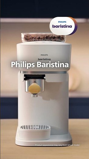 Better Coffee, Less Waste. No Pods Needed - Philips Baristina Espresso Machine