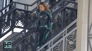 Brie Larson Filming 'Captain Marvel' in LA