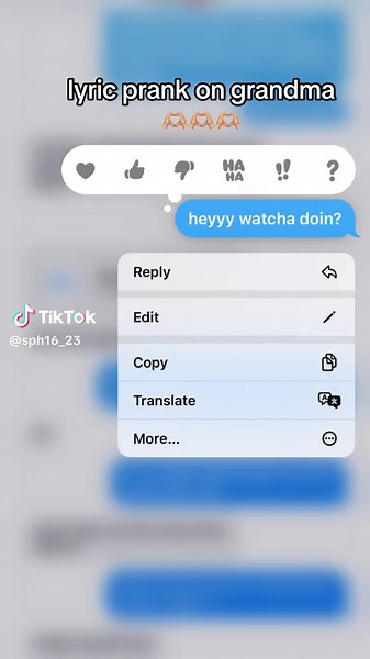 Lyric Prank!comment any ideas! #lyricprankongrandma#lyricprank#blowthisup#viral#fyp#fypシ