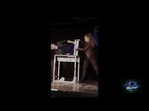 Self Sawing In Half!!!! *HALF MAN TRICK* T-Cut Illusion performed by CJ Illusions