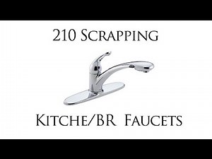 How to scrap a Bathroom and Kitchen Faucet for Brass and Copper!