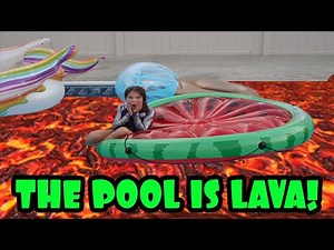 The Pool Is LAVA! Pool Games