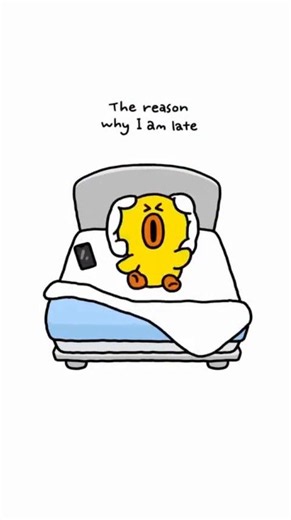 Sally's morning routine is too real! 😴⏰ #LineFriends #Relatable #Funny