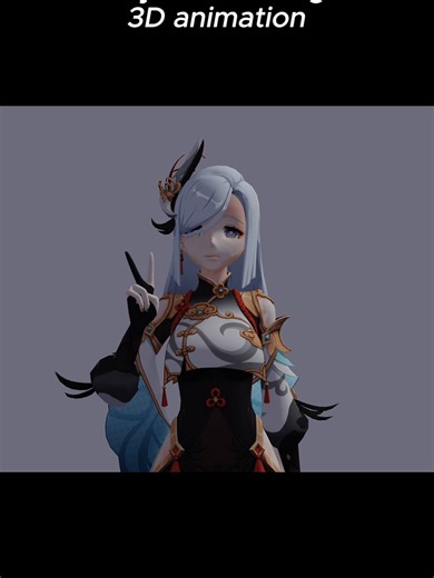 3D Animation Tutorial: Shenhe from Genshin Impact