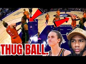 WNBA Players FIGHT on Court! Marina Mabrey vs Kayla McBride Brawl!