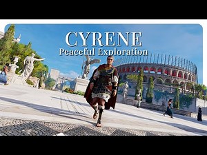 Exploring The City of Cyrene in 44 BC - Relaxing Walking in Ancient Egypt - [4K UHD]