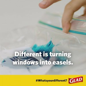 1.2K reactions · 600 shares | Different is turning windows into easels and scribbles into masterpieces. Embrace different and find the Glad in it. #Whatsyourdifferent? | GLAD SOUTH AFRICA | Facebook