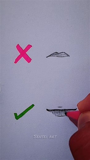 Itz Sourabh on Instagram: "How to draw Anime Lips ✏️👄 . . Follow for more✨️ #animeart #animedrawing #drawingtutorial #arttutorial #animelips #digitalart #mangaart #sketching #artreels #learntodraw #arttips #drawingreels #drawing #art #fyp #reels #viral"