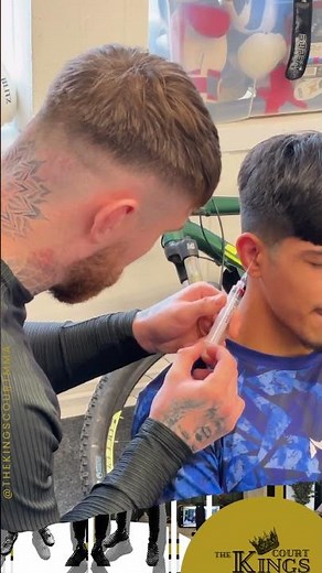 Cauliflower ear drainage you shouldn't watch #shorts #mma