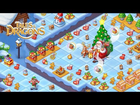 Tales & Dragons: Fairy Tale Merge | Christmas Event Gameplay | Merge Games by AppGuruz