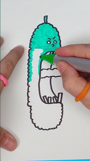 TALKING DRAWING?! Open & CLOSE MOUTH ART! 👄✂️ #Fun #DIY