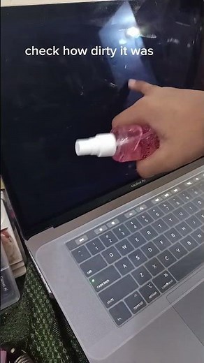 how to clean you laptop or pc screen clearly #computer #educational #cleaning #screen #knowledge
