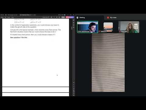 Math Methods Applications of Exponentials