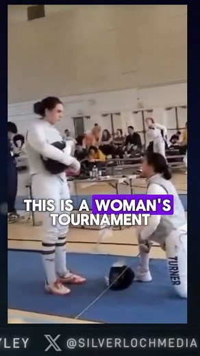 Female athlete DISQUALIFIED from a fencing tournament after refusing to compete against a man. #conservative #maga #women #womenssports #nightlyscroll | Bongino Report