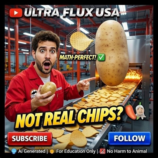 Why Pringles Are Engineering Marvels: The Science of the Hyperbolic Paraboloid 🥔📐 ​📝 welcome to ultra flux usa ⚙️ see how fascinating products are made, from massive factories to high-tech production lines 🌍 ​ever wondered why every pringle is exactly the same shape? 🥔📐 today, ryan007 is taking you inside a hyper-modern snack giga-factory to witness the precision engineering behind the world's most famous stackable chip. this isn't just frying potatoes; it's a high-speed physics lesson in 