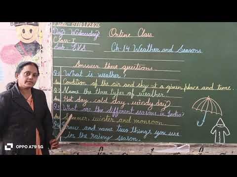 Class-1 Subject -EVS Chapter -14 Weather and Season (question-answer)