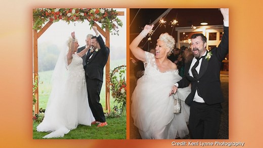 815K views · 20K reactions | Chef Anne Burrell is married! Not only was Rachael at Anne and Stuart's fall wedding in Anne's Upstate New York hometown, but she was also one of Anne's bridesmaids! "I was in that barn. I was in the wedding in that barn. We had the best time," Rach says excitedly while looking at photos from the wedding weekend. READ MORE: https://rach.tv/3ElySTz | Rachael Ray Show | Facebook